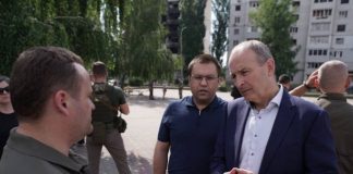 “Патріот Донбасу” – Голова уряду Ірландії відвідав Бучу, Ірпінь та Бородянку