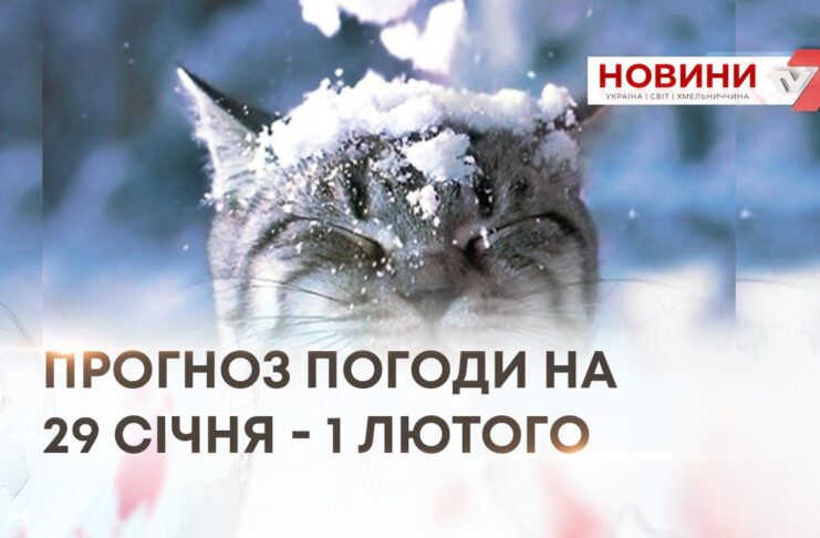 ПРОГНОЗ ПОГОДИ НА 29 СІЧНЯ – 1 ЛЮТОГО