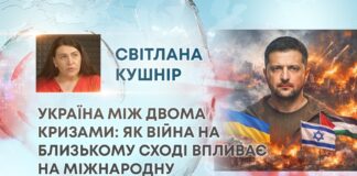 УКРАЇНА МІЖ ДВОМА КРИЗАМИ: ЯК ВІЙНА НА БЛИЗЬКОМУ СХОДІ ВПЛИВАЄ НА МІЖНАРОДНУ ПІДТРИМКУ КИЄВА