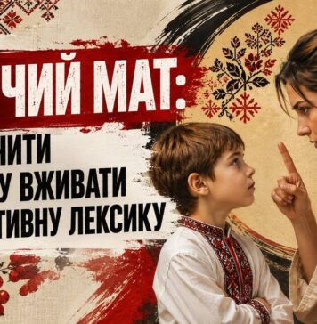 КОЛИ БОЛИТЬ ДУША. ДИТЯЧИЙ МАТ: ЯК ВІДІВЧИТИ КРОВИНКУ ВЖИВАТИ НЕНОРМАТИВНУ ЛЕКСИКУ
