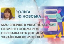 56%: ВПЕРШЕ В УКРАЇНСЬКОМУ СЕГМЕНТІ СОЦМЕРЕЖ ПЕРЕВАЖАЮТЬ ДОПИСИ УКРАЇНСЬКОЮ МОВОЮ