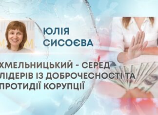 ХМЕЛЬНИЦЬКИЙ – СЕРЕД ЛІДЕРІВ ІЗ ДОБРОЧЕСНОСТІ ТА ПРОТИДІЇ КОРУПЦІЇ