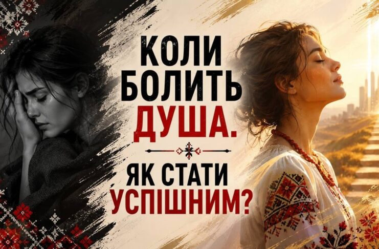 КОЛИ БОЛИТЬ ДУША. ЯК СТАТИ УСПІШНИМ?