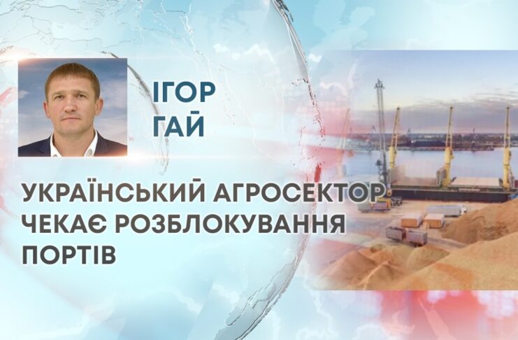 УКРАЇНСЬКИЙ АГРОСЕКТОР ЧЕКАЄ РОЗБЛОКУВАННЯ ПОРТІВ