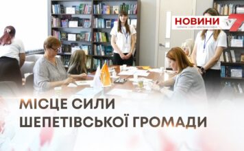 «ЦЕНТР ЖИТТЄСТІЙКОСТІ»: МІСЦЕ СИЛИ ШЕПЕТІВСЬКОЇ ГРОМАДИ
