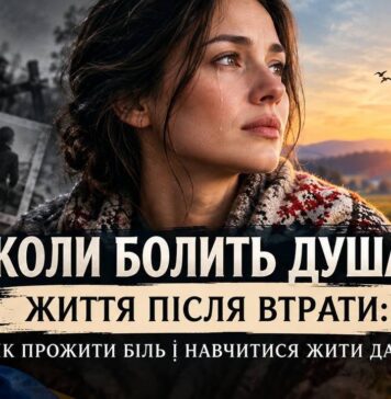 КОЛИ БОЛИТЬ ДУША. ЖИТТЯ ПІСЛЯ ВТРАТИ: ЯК ПРОЖИТИ БІЛЬ І НАВЧИТИСЯ ЖИТИ ДАЛІ