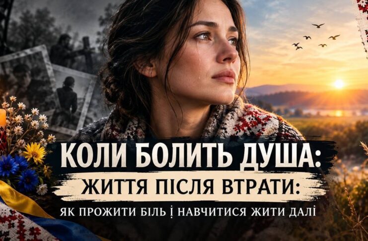 КОЛИ БОЛИТЬ ДУША. ЖИТТЯ ПІСЛЯ ВТРАТИ: ЯК ПРОЖИТИ БІЛЬ І НАВЧИТИСЯ ЖИТИ ДАЛІ