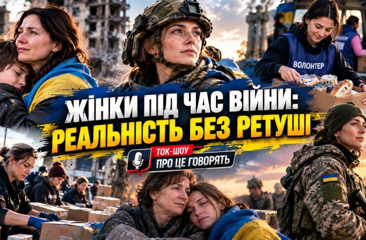 ПРО ЦЕ ГОВОРЯТЬ. ЖІНКИ ПІД ЧАС ВІЙНИ: РЕАЛЬНІСТЬ БЕЗ РЕТУШІ